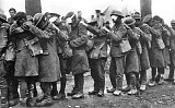 Soldats de la 55ème division britannique gazés le 10 avril 1918 lors de la bataille de la Lys