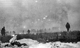 British infantry advancing into a gas cloud during the Battle of Loos (25 September 1915)